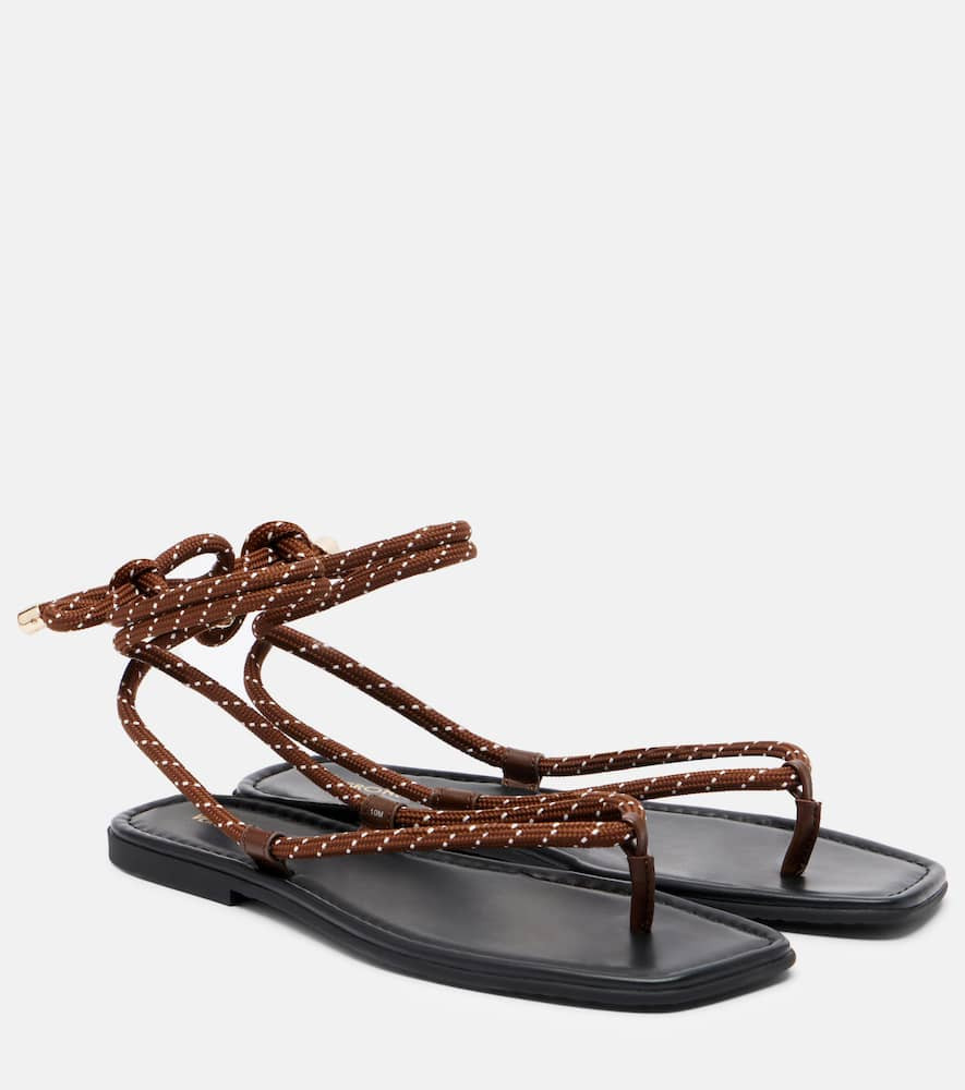 Veronica Beard Sandales Carmina en cuir | Mytheresa (US/CA)