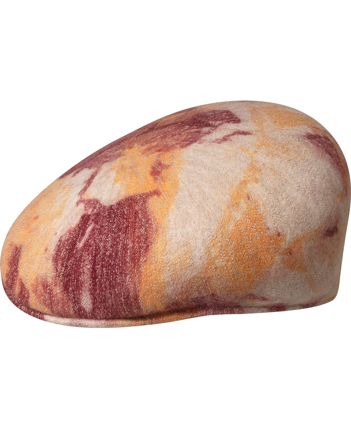 Kangol Men's Heathered Tie Dye 504 Ivy Caps & Flat Caps - Cranberry/papaya milk | Macy's