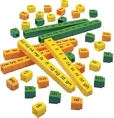 Didax Educational Resources Unifix Letter Blends Cubes Set | Amazon (US)