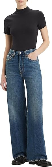 Levi's Women's Ribcage Wide Leg Jeans | Amazon (UK)