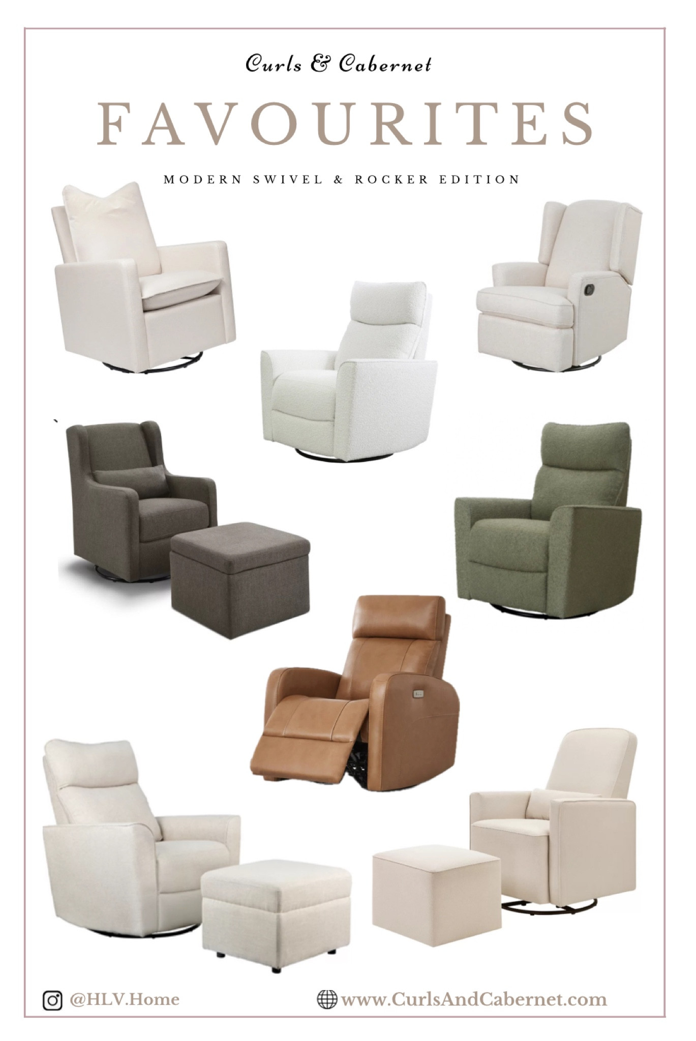 Favourite modern nursery rockers gliders and swivel chairs! Nursery chair, rocking chair, nursery inspiration, modern rocking chair recliner, 

#LTKbaby #LTKhome #LTKbump