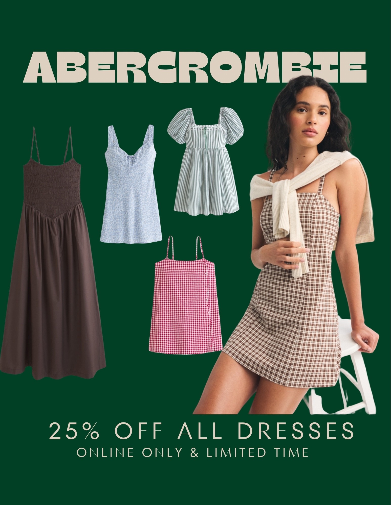 code: AFLTK | 25% off all dressed at @abercrombie !!! perfect time to grab your easter or spring dresses ◡̈ 

#LTKootd #LTKgrwm #LTKSpringSale