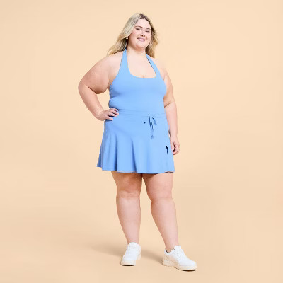 Blogilates Women's Game Set Match Halter Active Dress | Target