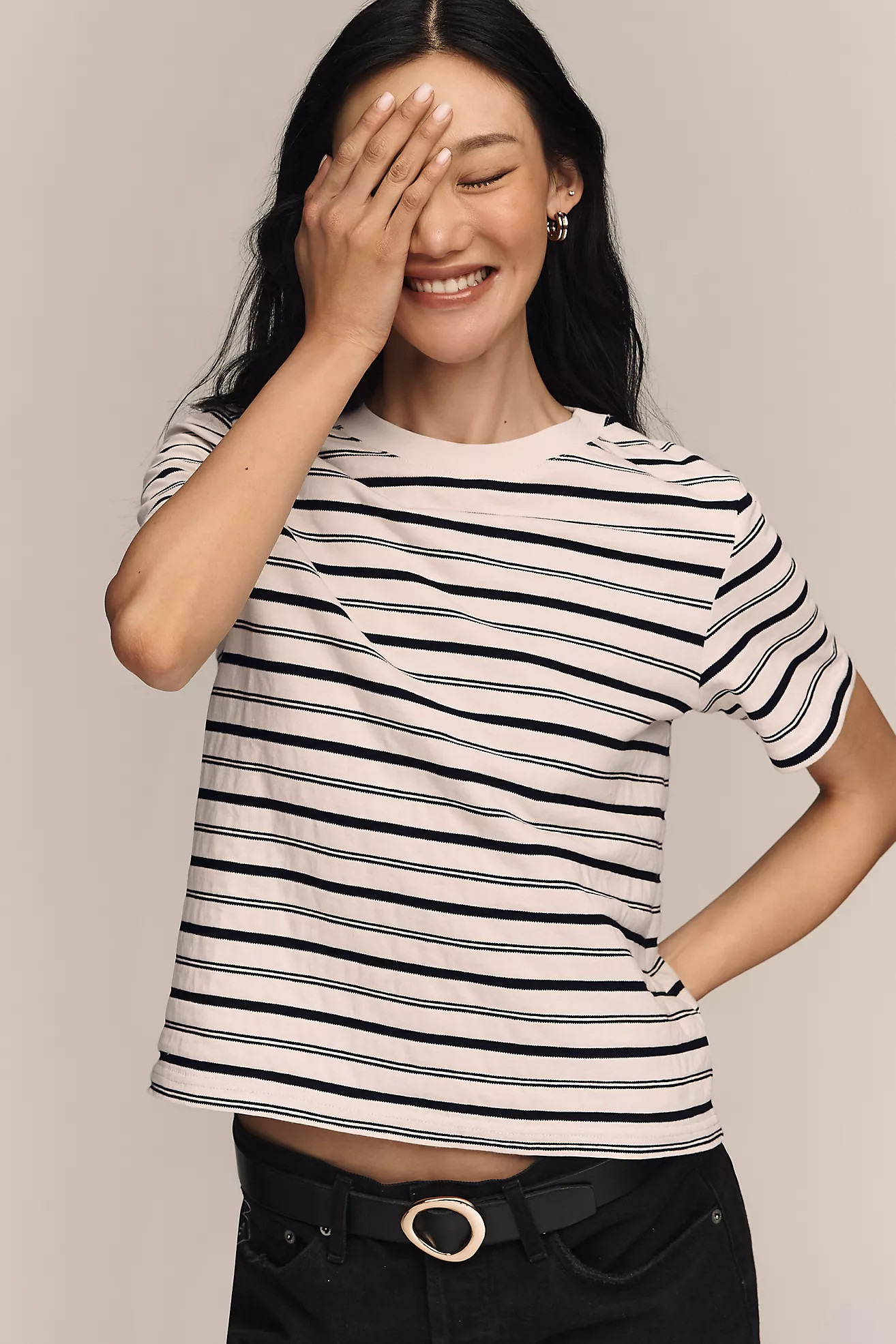 English Factory Striped Tee | Anthropologie (US)