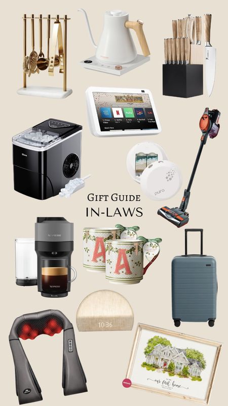 Gift guide for your in-laws! 

Nespresso, suitcase, hatch, tablet, google home, ice maker, vacuum

#LTKfindsunder100 #LTKGiftGuide #LTKhome