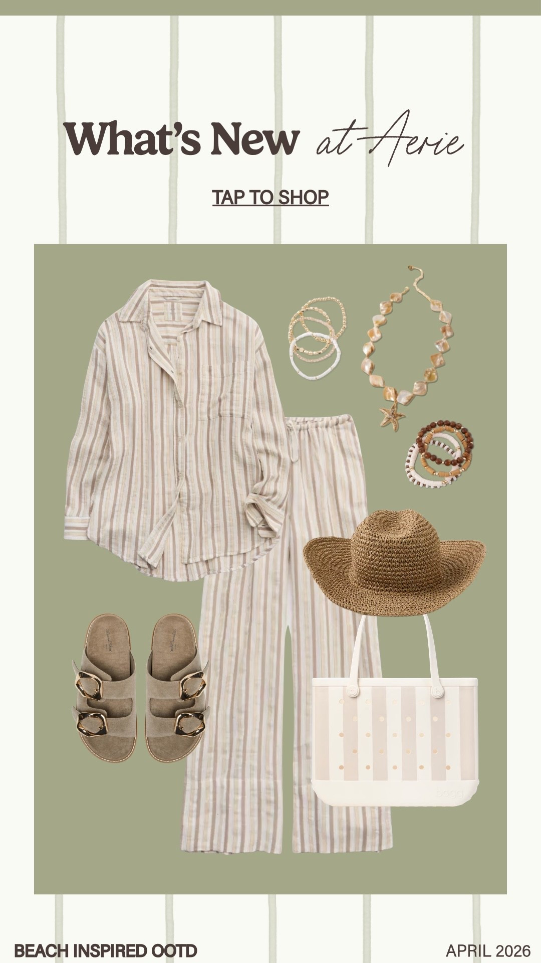 Beach Inspired Casual Outfit from Aerie 

#LTKSaleAlert #LTKootd