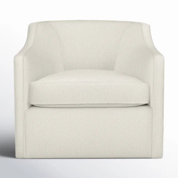Marietta Upholstered Swivel Armchair | Birch Lane
