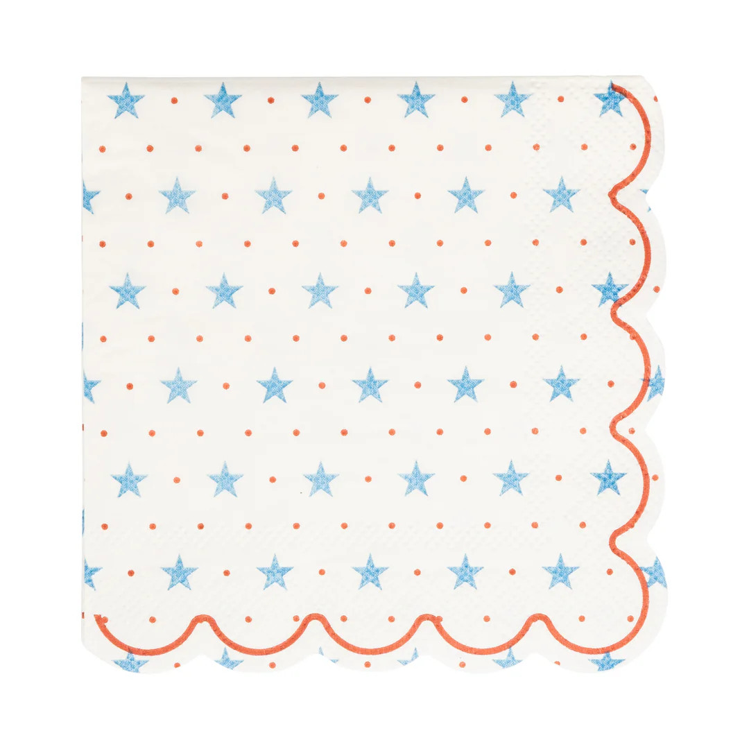 Hamptons Petite Stars Cocktail Paper Napkin | My Mind's Eye