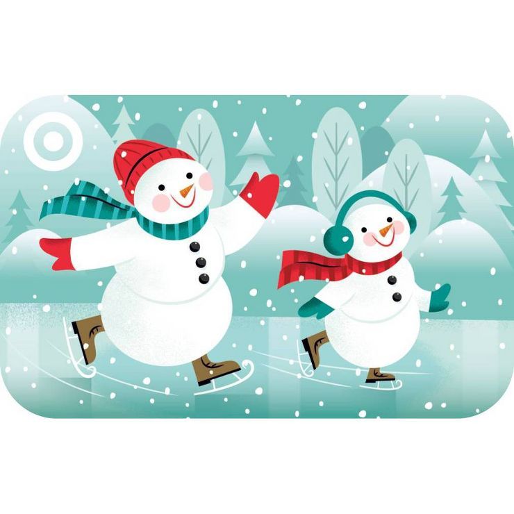 Skating Snowmen Target GiftCard | Target