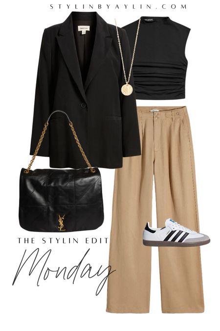 OOTD- Monday edition, casual style, blazer, samba, designer bag #StylinbyAylin #Aylin

#LTKstyletip #LTKSeasonal #LTKfindsunder100