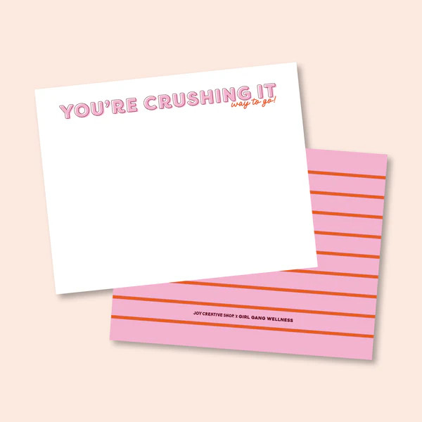 JCS x Girl Gang Wellness - Crushing it Stationery | Joy Creative Shop