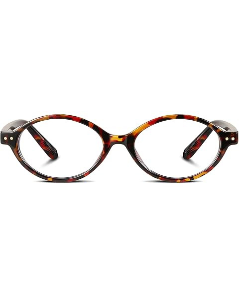 TIJN Olisa Blue Light Blocking Glasses for Women Men,Oval Glasses Frame Bluelight Glasses for Gam... | Amazon (US)