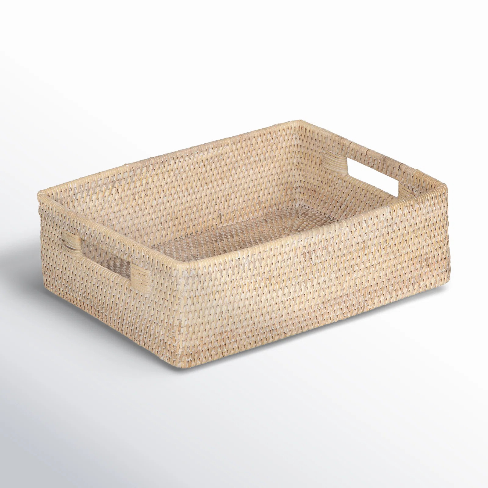 Bavan Rattan Basket With Handles 1 | AllModern