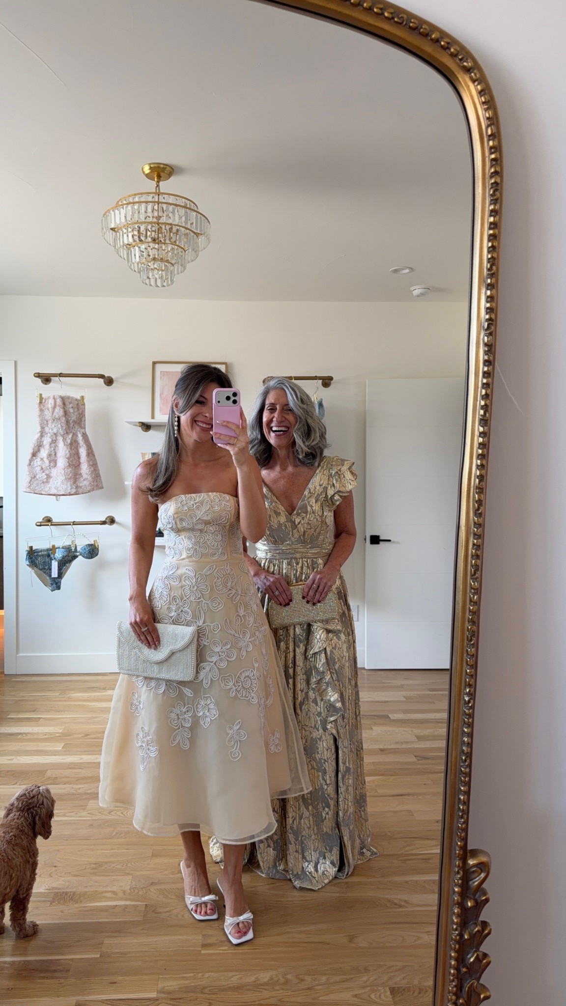 Mom and me wedding guest and formal event dresses yellow floral midi and gold metallic gown

Vici code: emerson30

I sized down to a 0
Mom wears a medium/6

Wedding guest
Formal event
Black tie
Spring event
Floral
Special occasion
Mother of the bride

#LTKSeasonal #LTKWedding #LTKgrwm