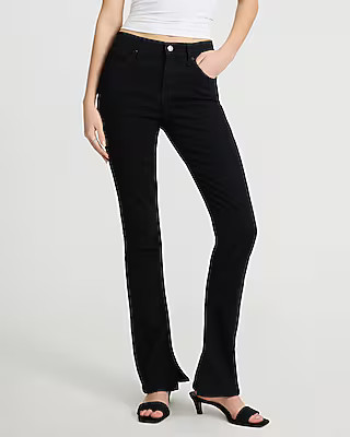 Mid Rise Stay Black Skyscraper Jeans | Express