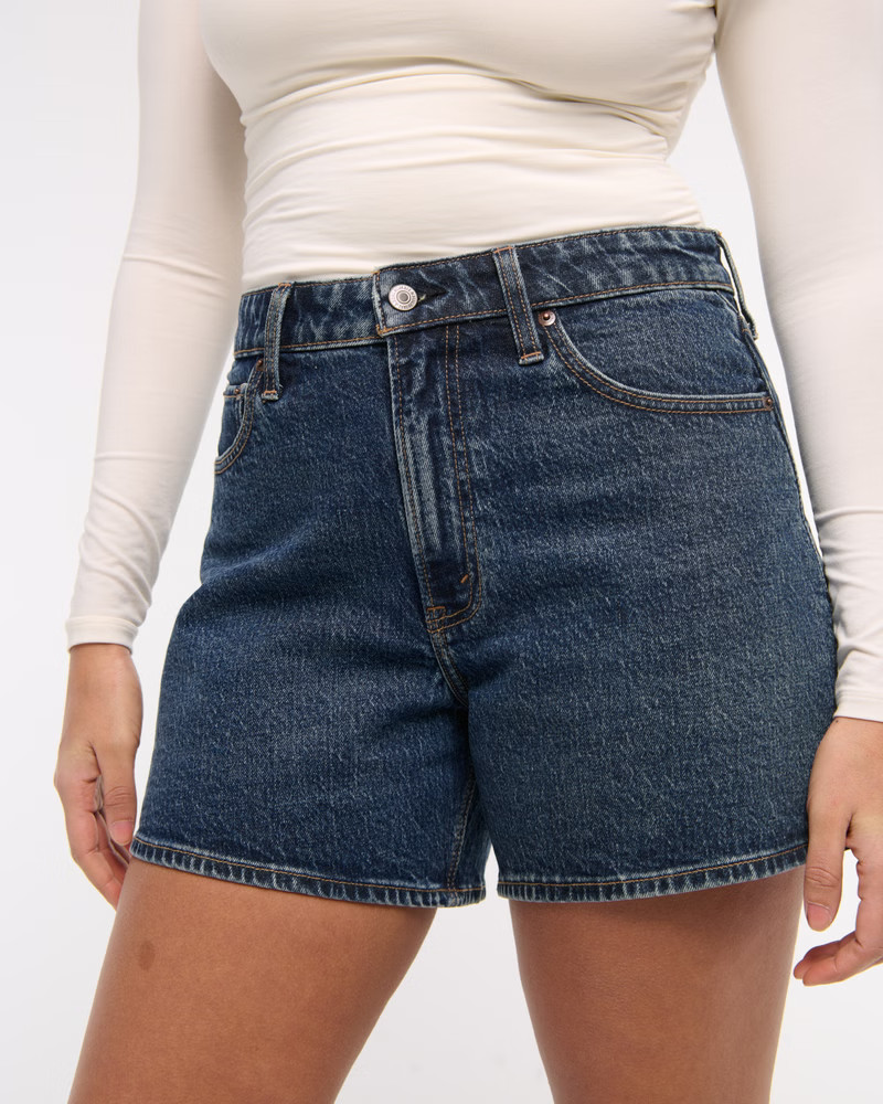 Curve Love High Rise Dad Short | Abercrombie & Fitch (US)