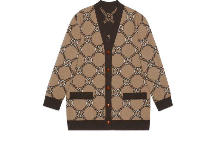 Gucci Interlocking G wool jacquard cardigan | Gucci (US)