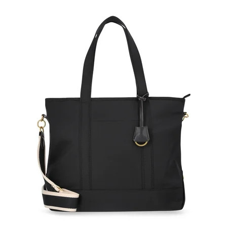 Free Assembly Women's Medium Tote, Black | Walmart (US)