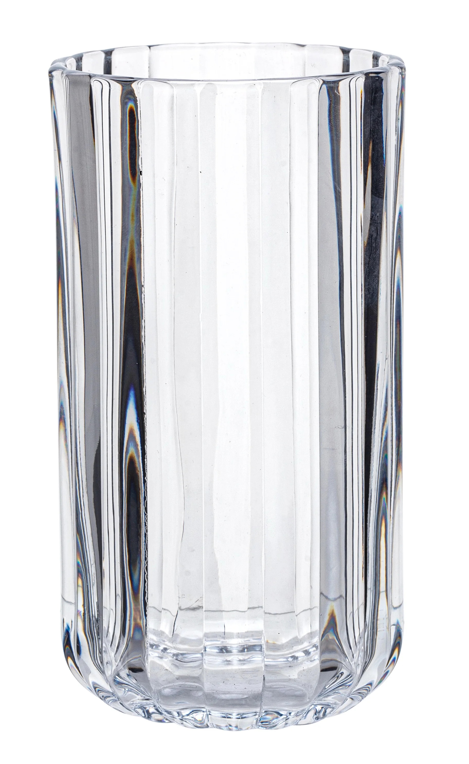 Better Homes & Gardens Clear Glass Fluted Tumbler Glass 14oz | Walmart (US)