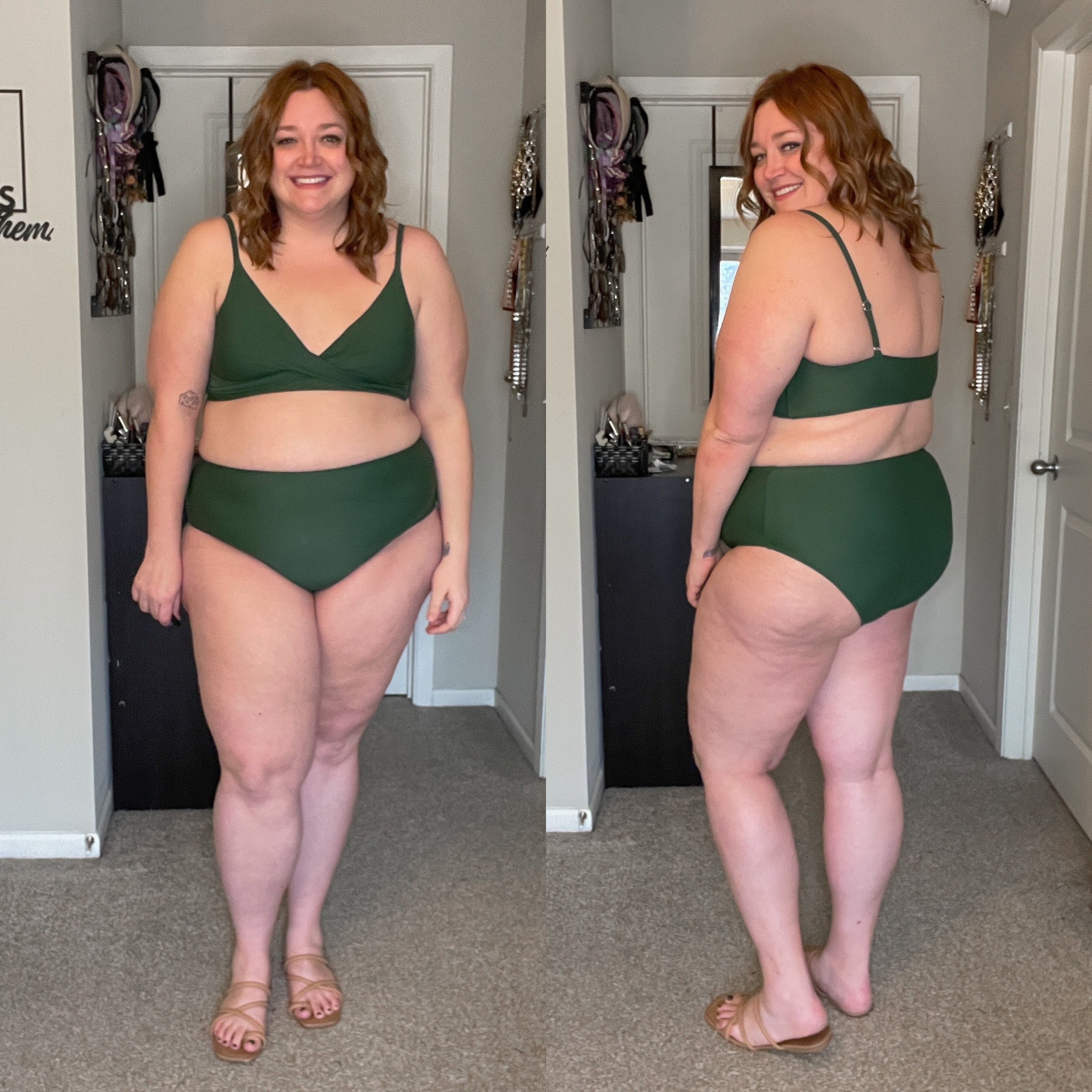 Plus size friendly bikini for a size 16/18. Wearing the XXL

#LTKPlusSize #LTKMidsize #LTKSwim