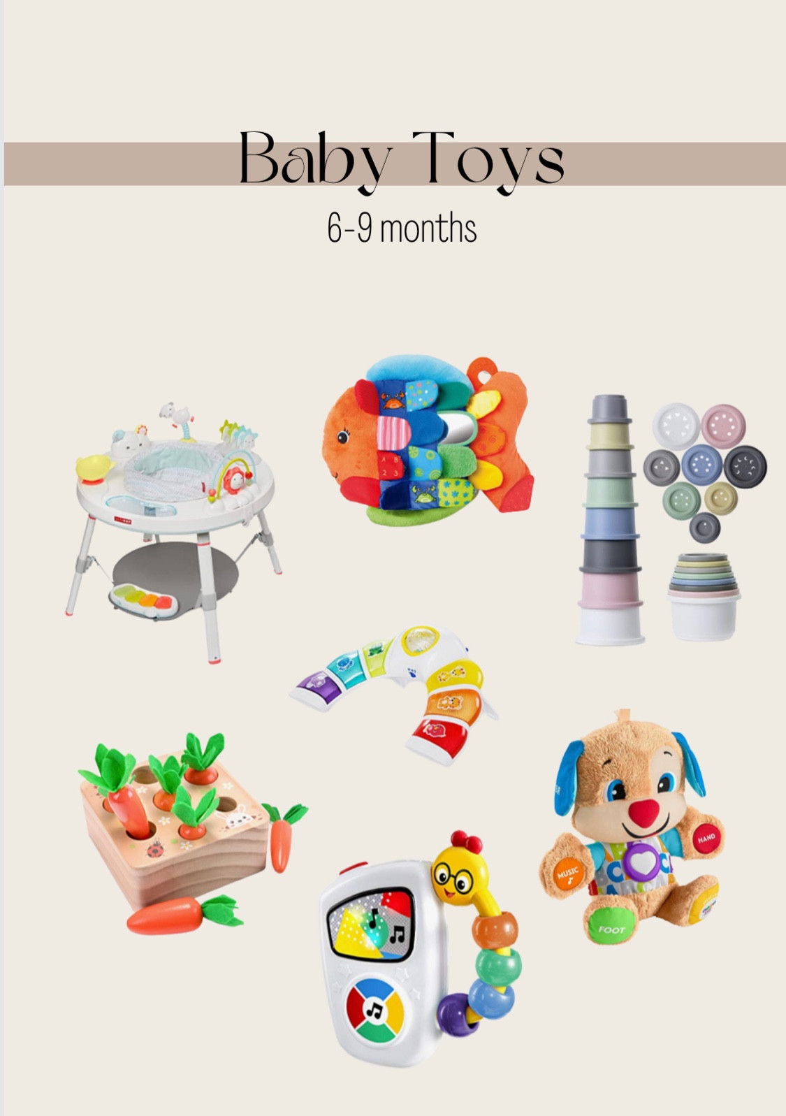 Toys for babies 6 months and older 

#LTKbump #LTKfamily #LTKbaby