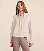 Lou & Grey Bobble Drawstring Neck Sweater | LOFT