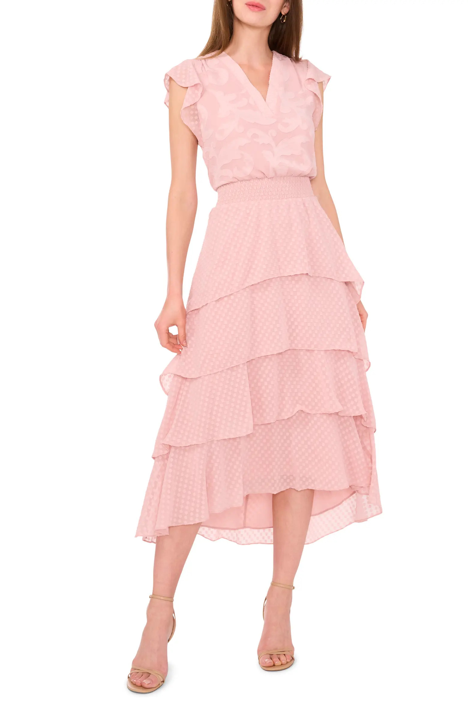 Ruffled Tiered Chiffon Maxi Dress | Nordstrom