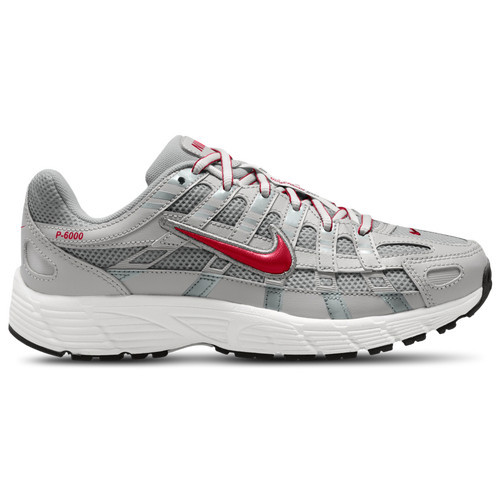 Nike Boys Nike P-6000 - Boys' Grade School Basketball Shoes Metallic Silver/Gym Red Size 6.0 | Champs Sports
