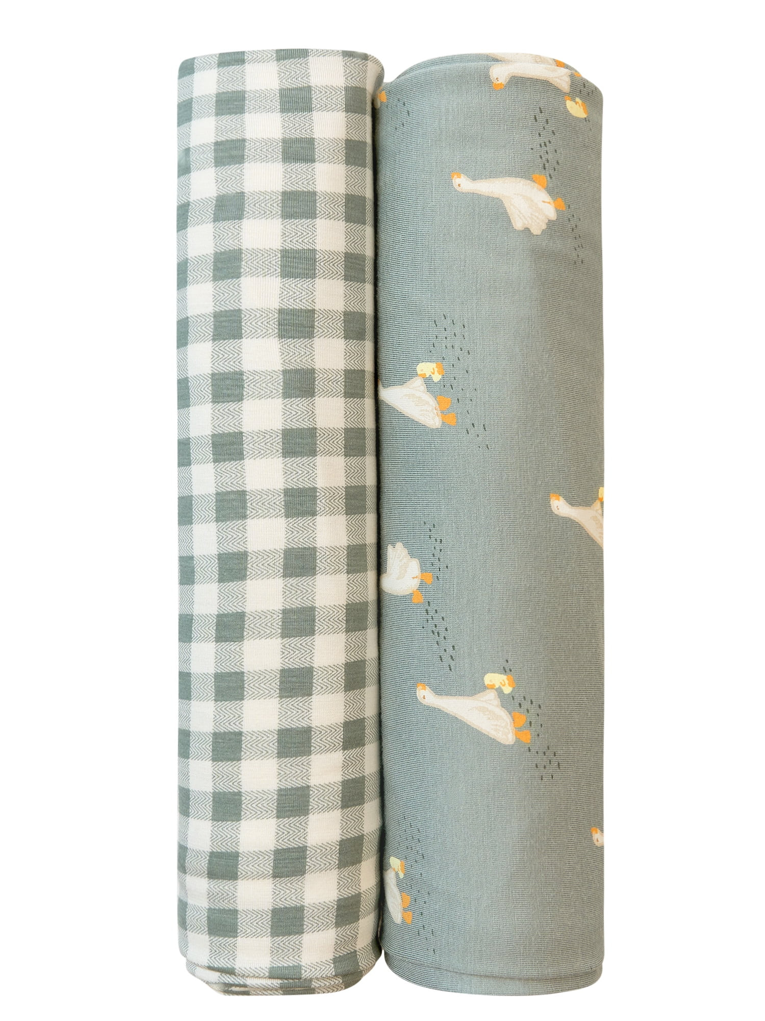 Modern Moments by Gerber Baby Neutral Super Soft Swaddle Blankets, 2-Pack, One Size | Walmart (US)