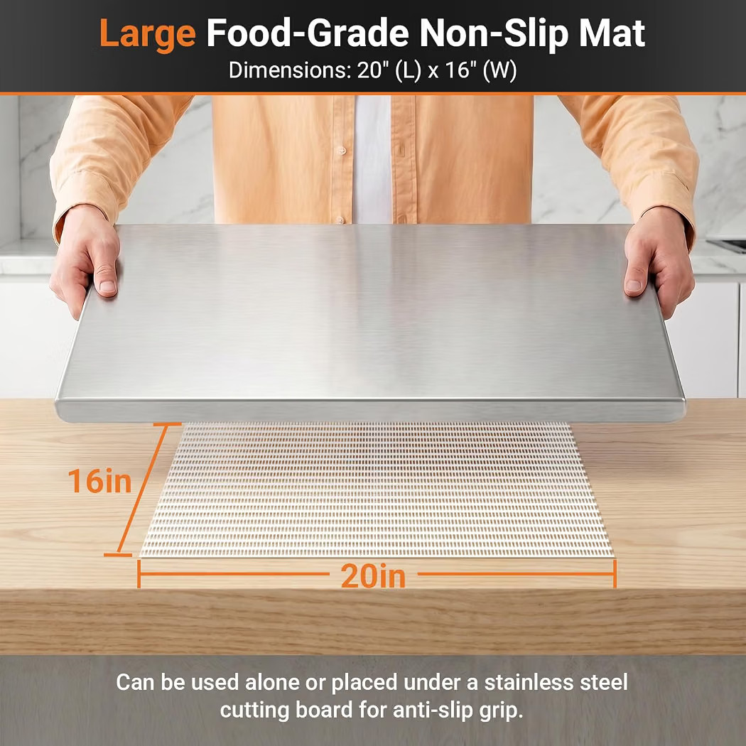 Stainless Steel Cutting Board with Lip,Extra Large 31.5" L X 22.8" W | Amazon (US)