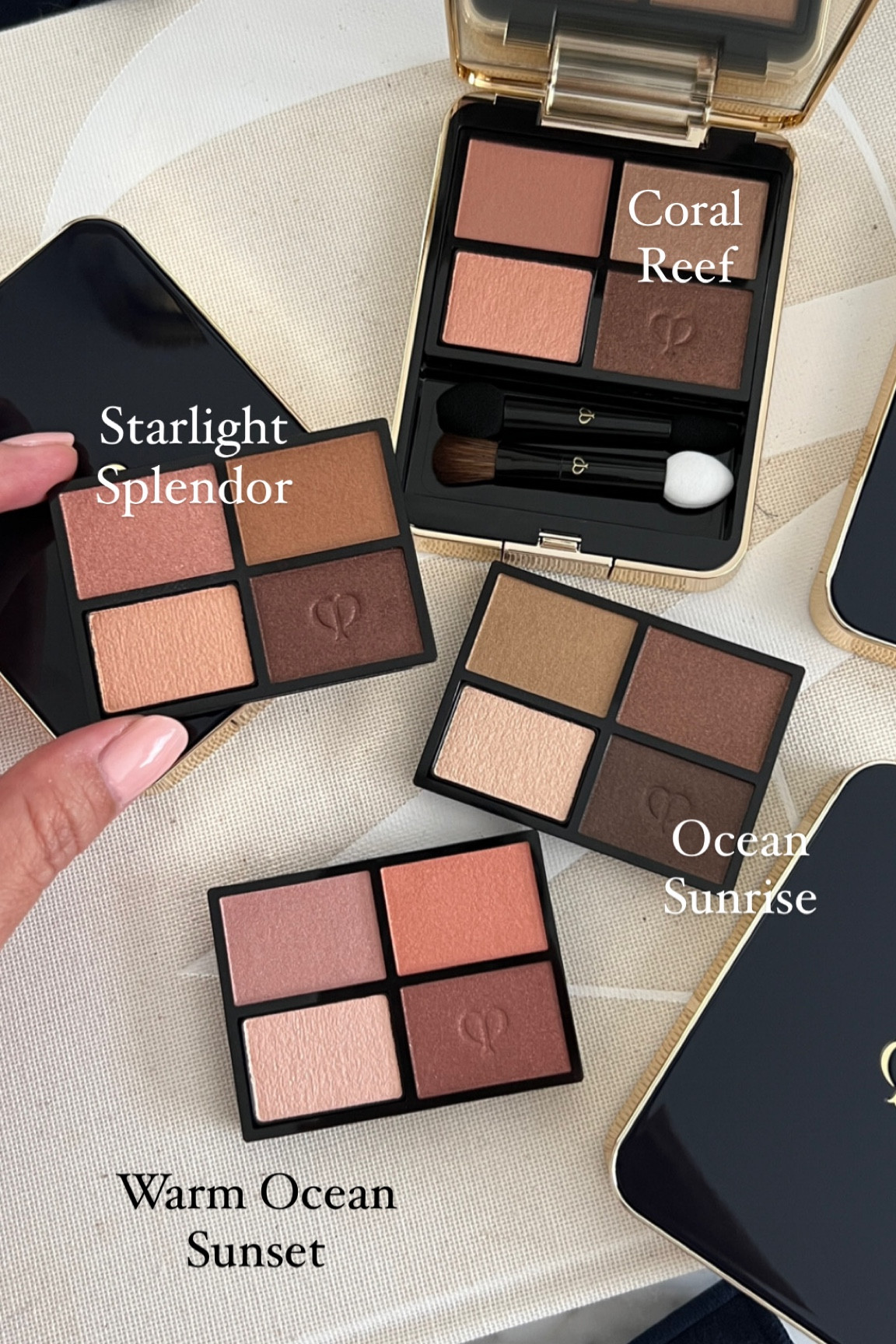 New Cle de Peau Eyeshadow Quads, refills + compact

#LTKbeauty