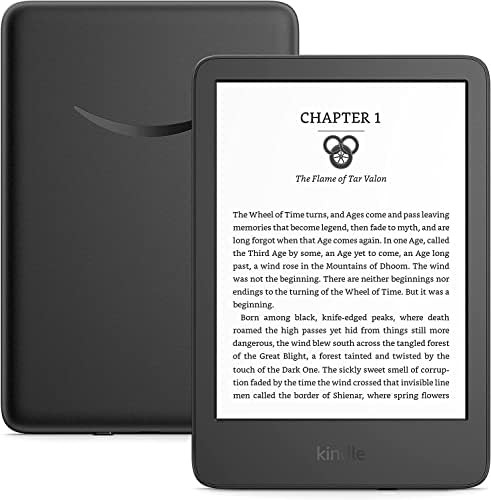 Kindle (newest gen) – The lightest and most compact Kindle, now with a 6” 300 ppi high-resolu... | Amazon (US)