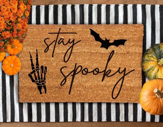 Stay Spooky Fall Front Doormat , 30" x 18" | Walmart (US)