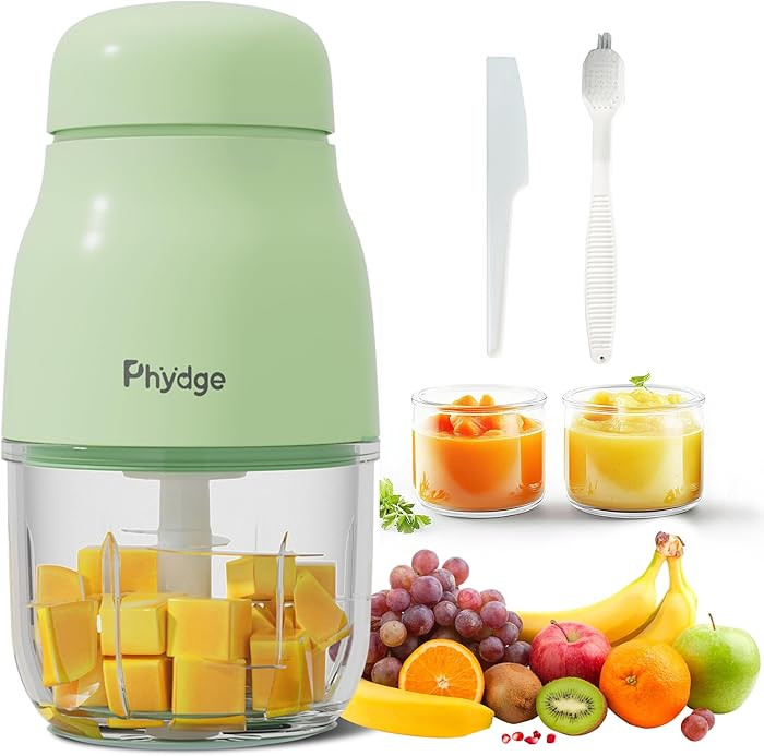 Baby Food Maker, Green Baby Food Blender, 10oz Baby Food Puree Maker, Food Processor for Baby Foo... | Amazon (US)