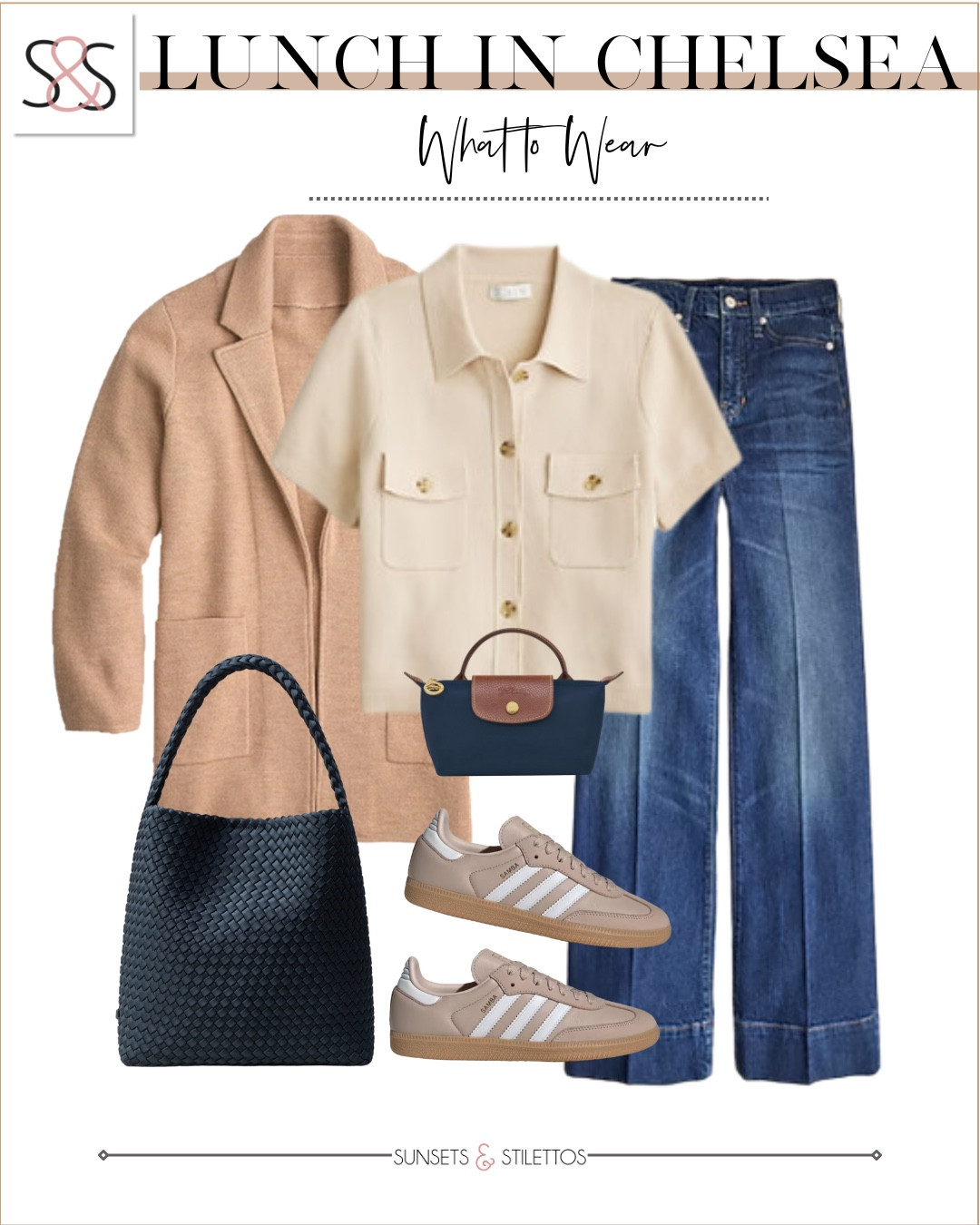 This polo top is great for work! Pair with dark denim jeans, and a coatigan for a polished look this spring!

Sunsets and Stilettos, workwear, adidas sneakers 

#LTKWorkwear #LTKStyleTip #LTKFindsUnder100
