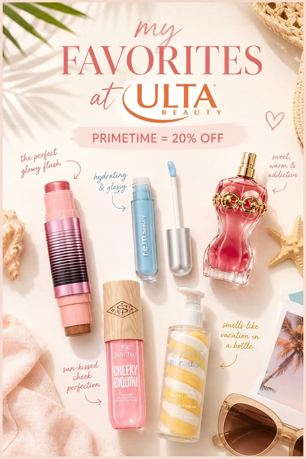 Ulta has a great sale 20% off everything using code primetime

#LTKselfcare #LTKSaleAlert #LTKBeauty