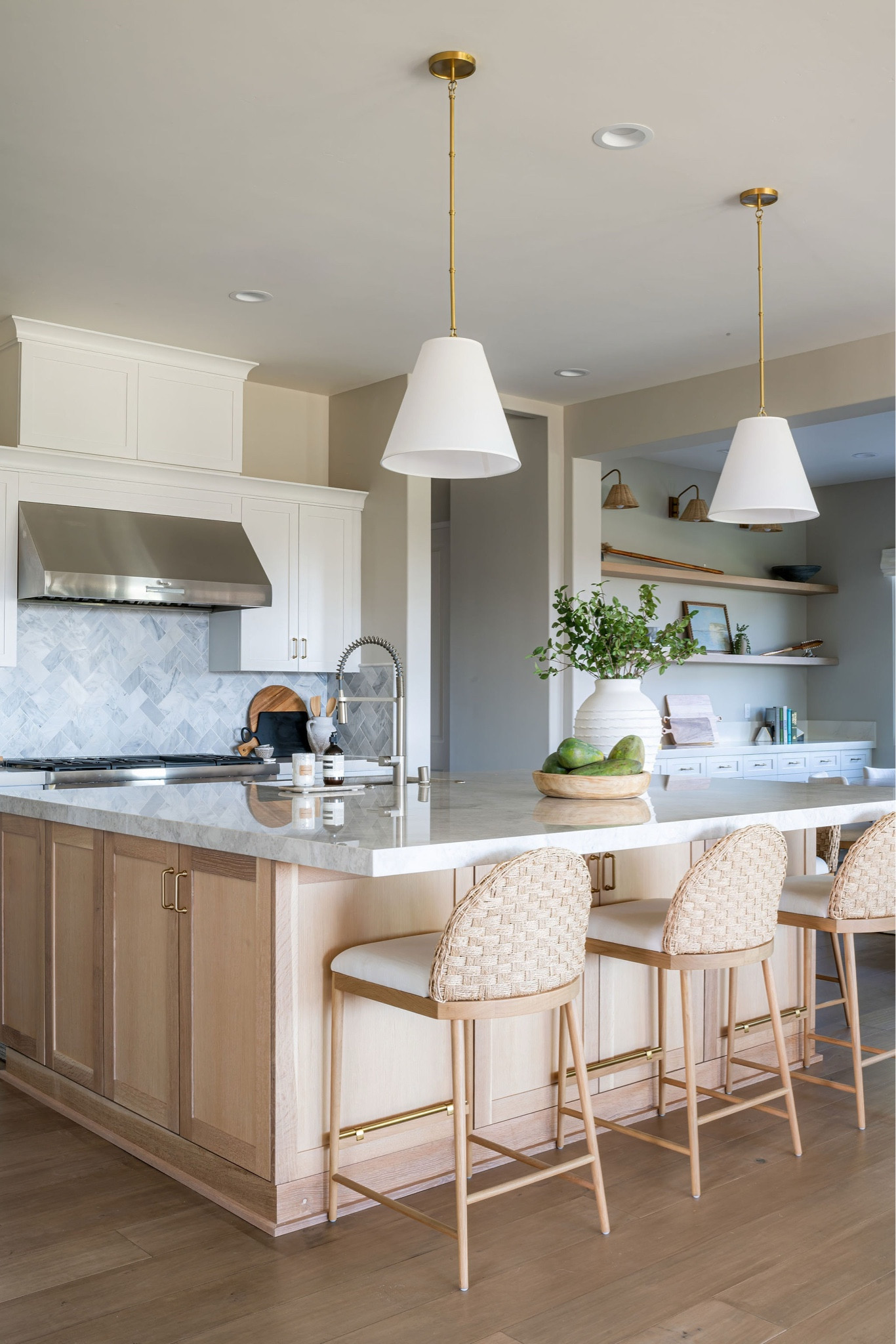 Elevated coastal kitchen

Kitchen Pendants
Island Lights
Counter Stools

#LTKFindsUnder100 #LTKFamily #LTKHome