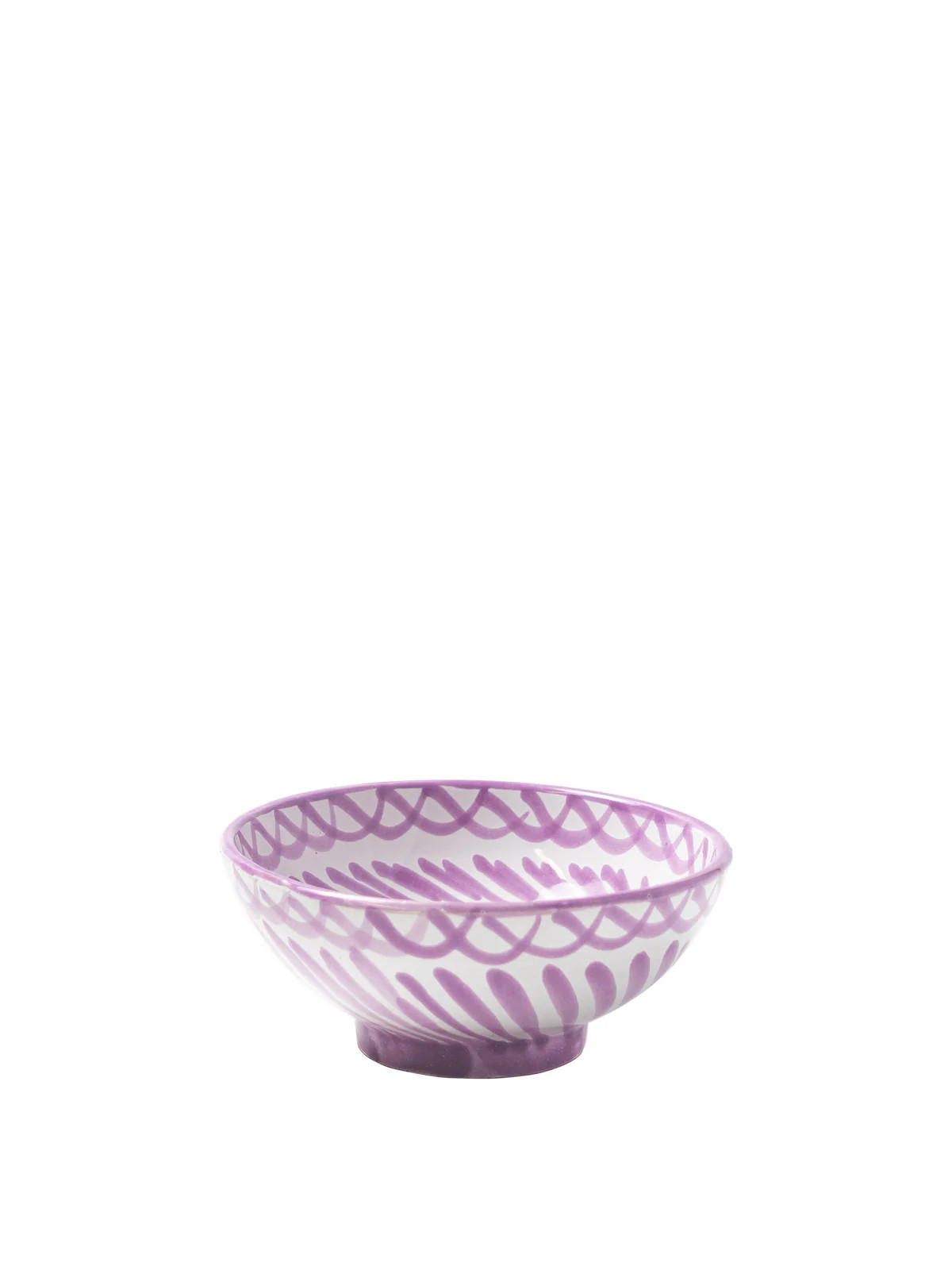 Casa Lila Small Bowl with Hand-painted Designs | Over The Moon