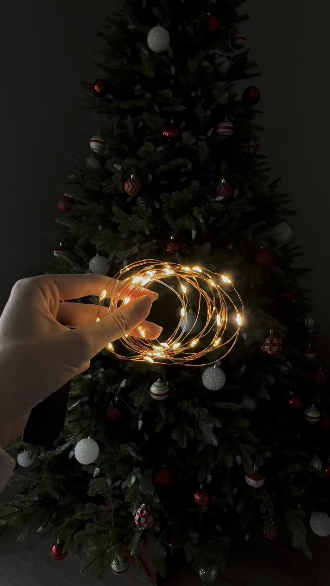 A little Christmas tree upgrade with some twinkling lights! 

#LTKWatchNow #LTKSeasonal #LTKHoliday