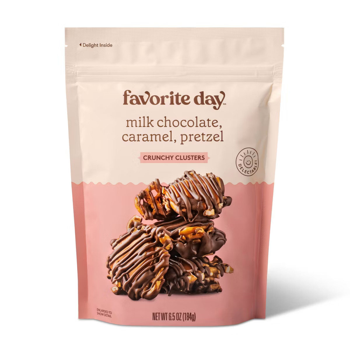 Milk Chocolate, Caramel, Pretzel Crunchy Clusters Candy - 6.5oz - Favorite Day™ | Target