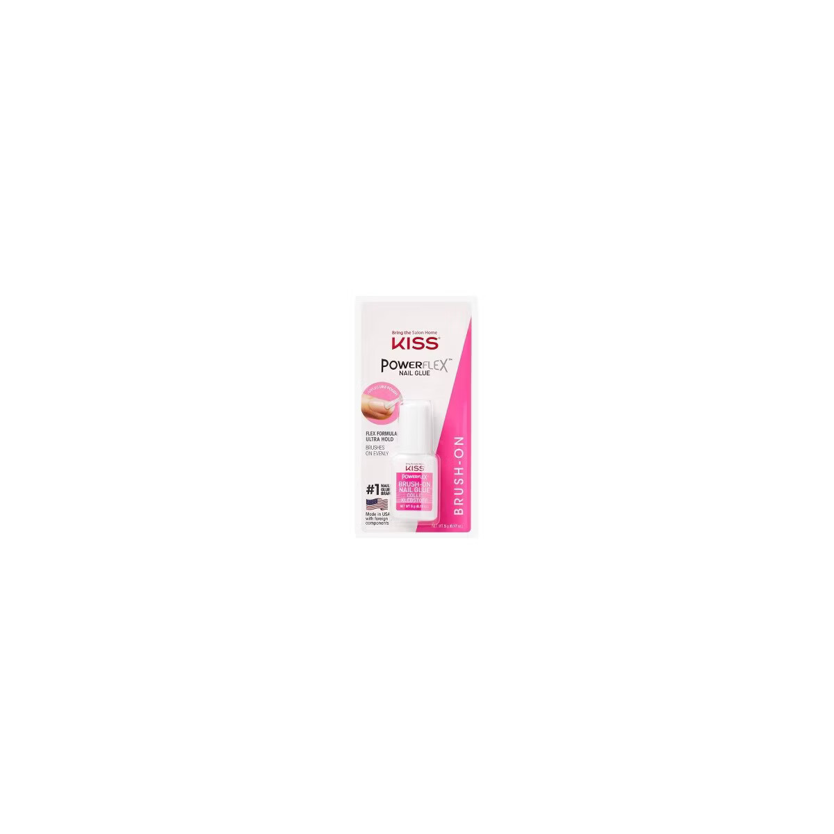 KISS PowerFlex Brush-On Nail Glue - 0.17oz | Target