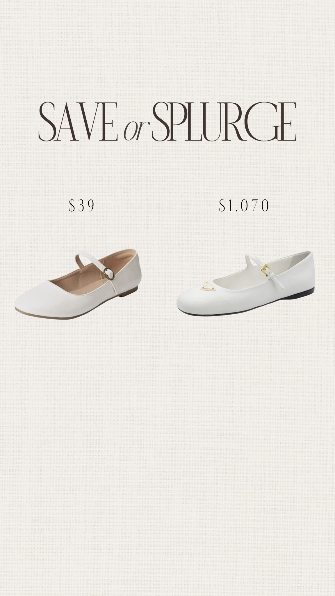 Save it Splurge! 🙌🏼 #balletflats #pradaflats #stylinbyaylin

#LTKStyleTip #LTKFindsUnder50 #LTKShoeCrush