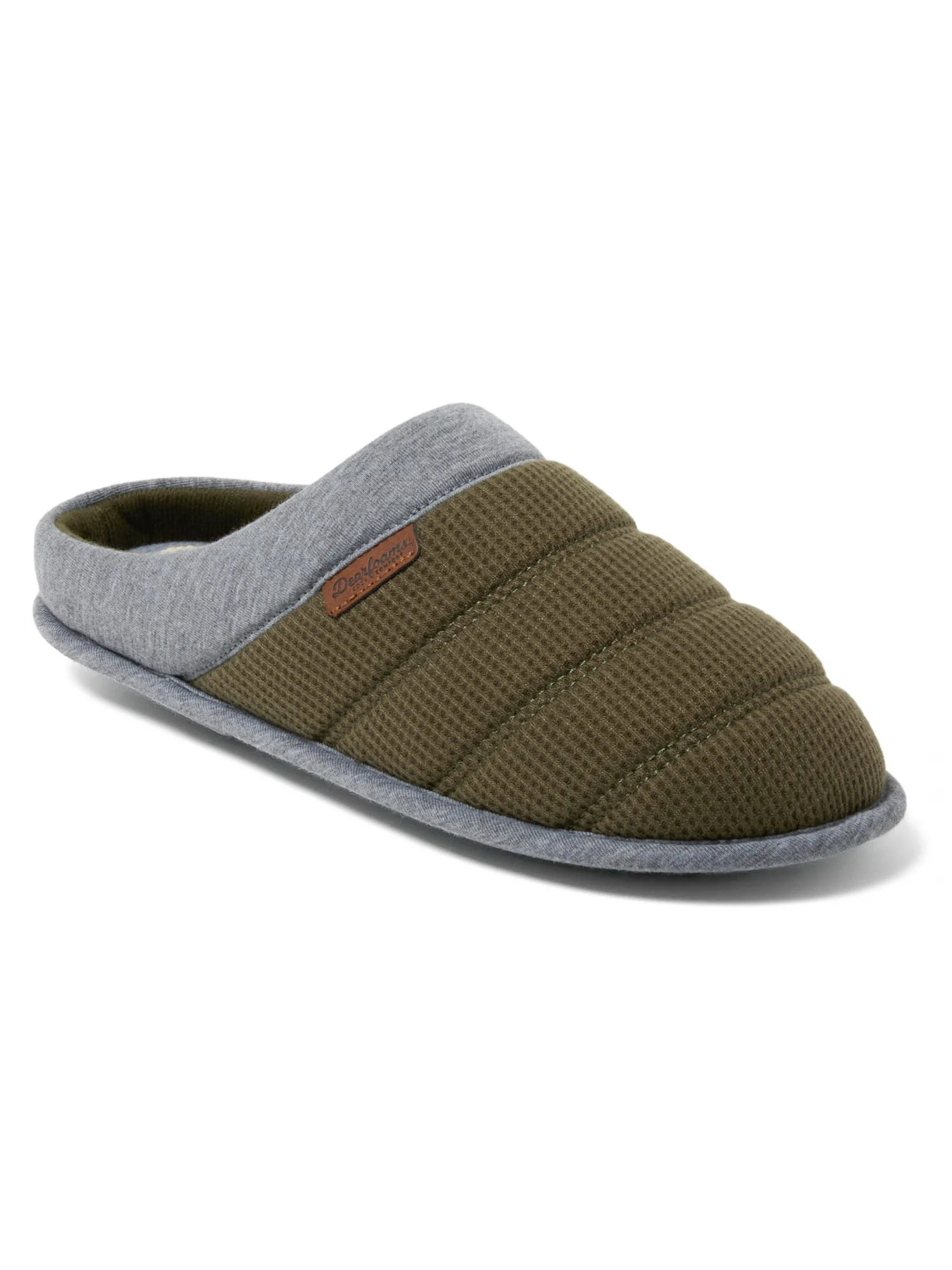 Dearfoams Cozy Comfort Men's Bound Knit Clog Slippers | Walmart (US)