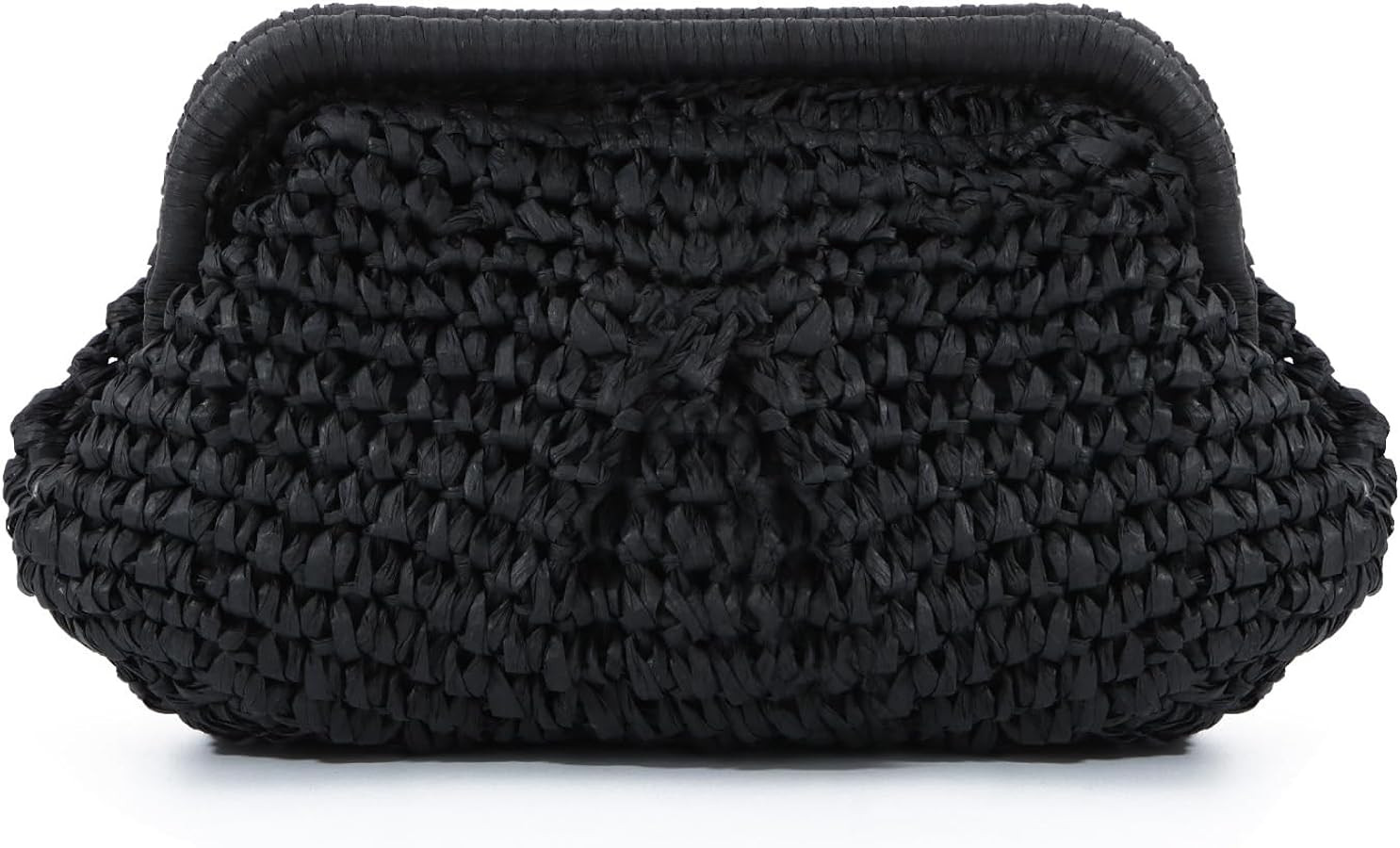 Straw Dumpling Clutch Bag - Woven Straw Tote Clutch Purse for Women - Summer Beach Bag - Wicker C... | Amazon (US)