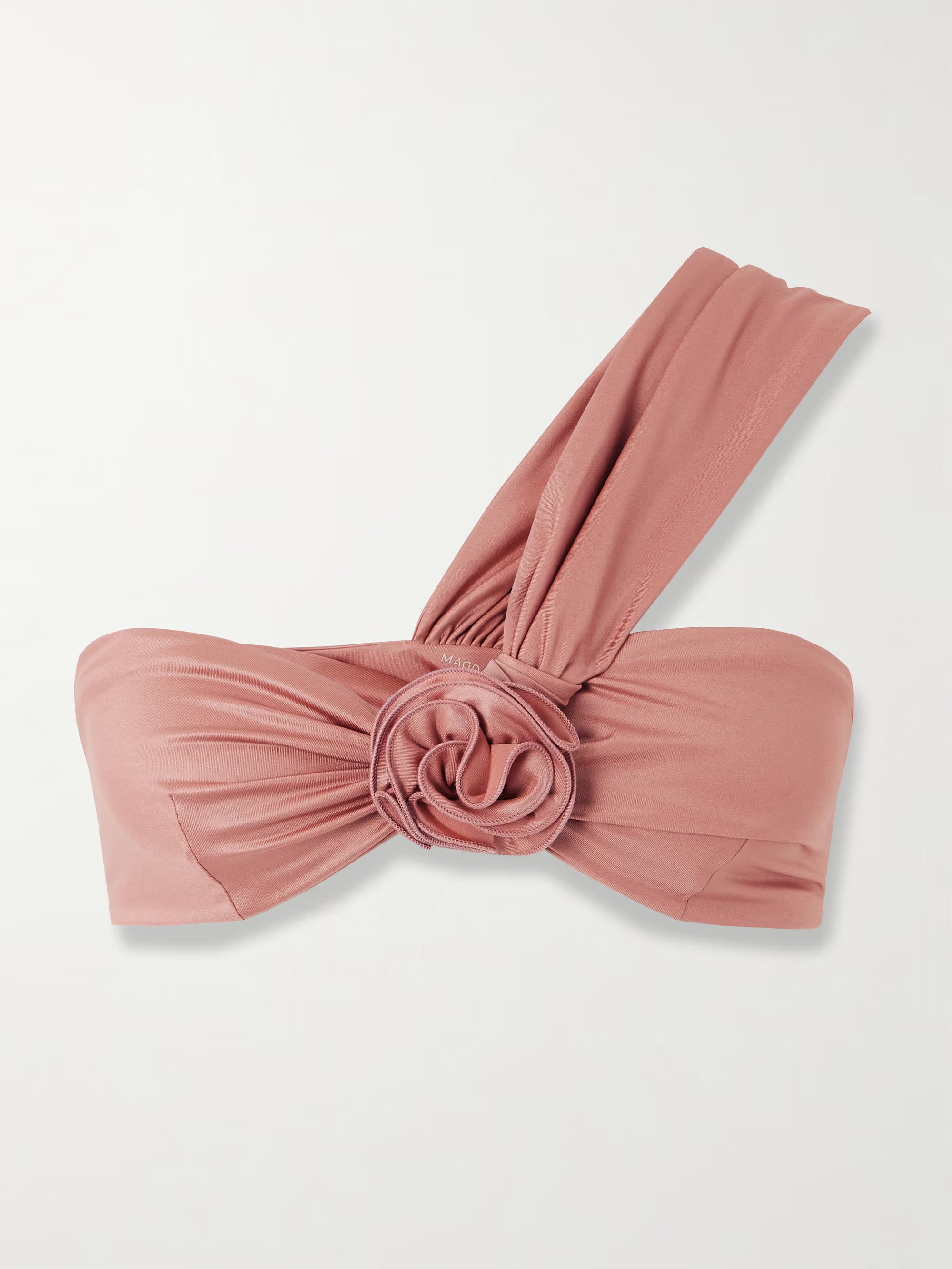 One-shoulder appliquéd bikini top | NET-A-PORTER (US)