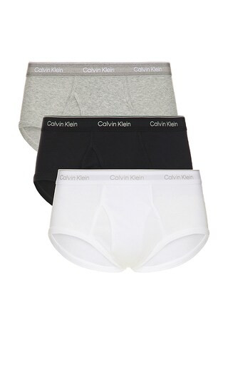 Calvin Klein Underwear Brief 3 Piece Set in Black. - size L | Revolve Clothing (Global)