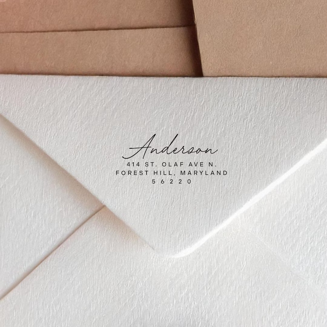Custom Return Address Stamp - Personalized Address Stamp - Self Inking Address Stamp - Housewarmi... | Etsy (US)