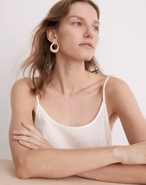 Eyelet Lace Statement Earrings | Madewell