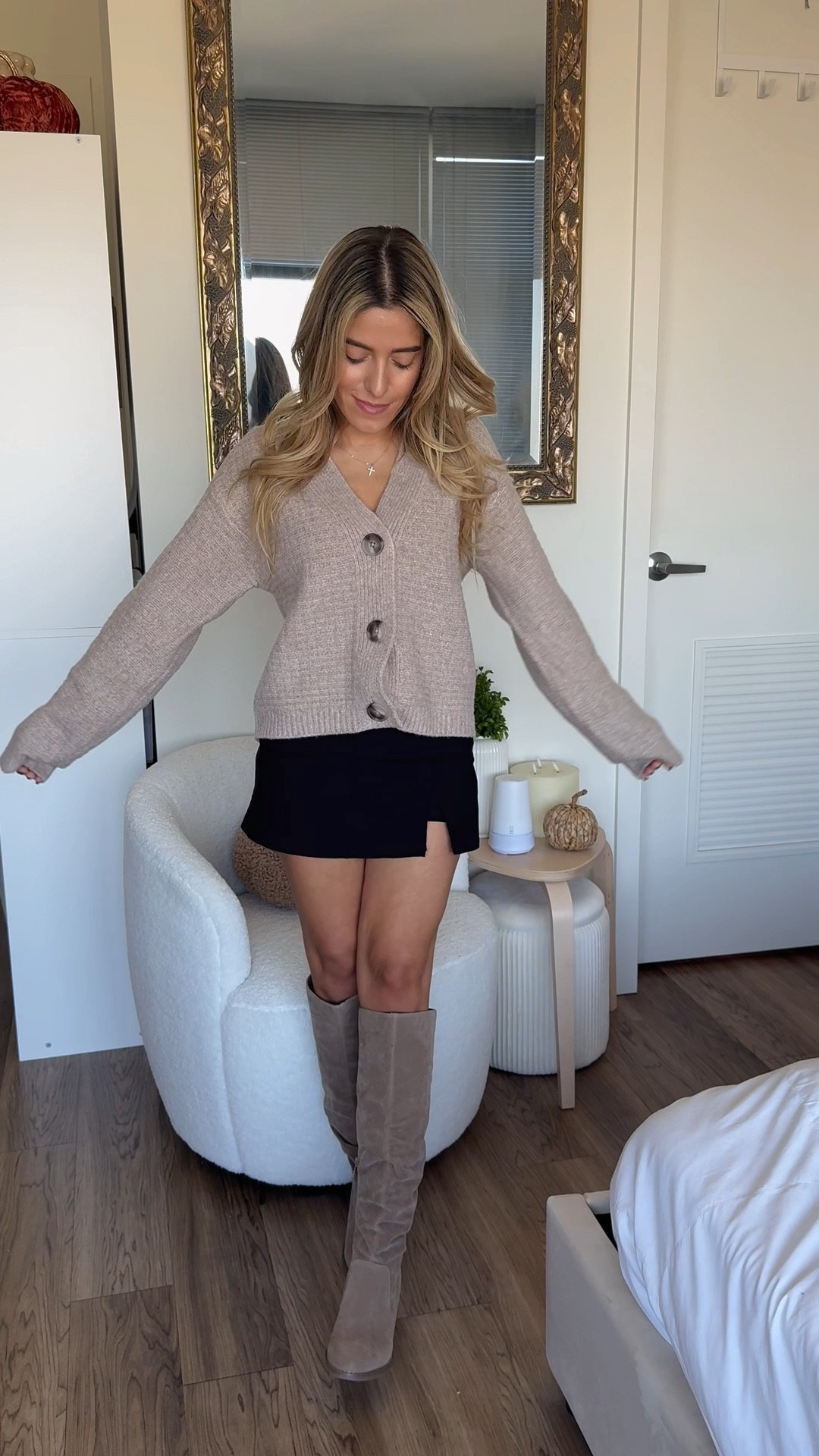Target fall outfits 
Target sale 
Sweater
Cardigan
Mini skirt
Boots 
Workwear 
Teacher outfit 


#LTKStyleTip #LTKWorkwear #LTKFindsUnder50
