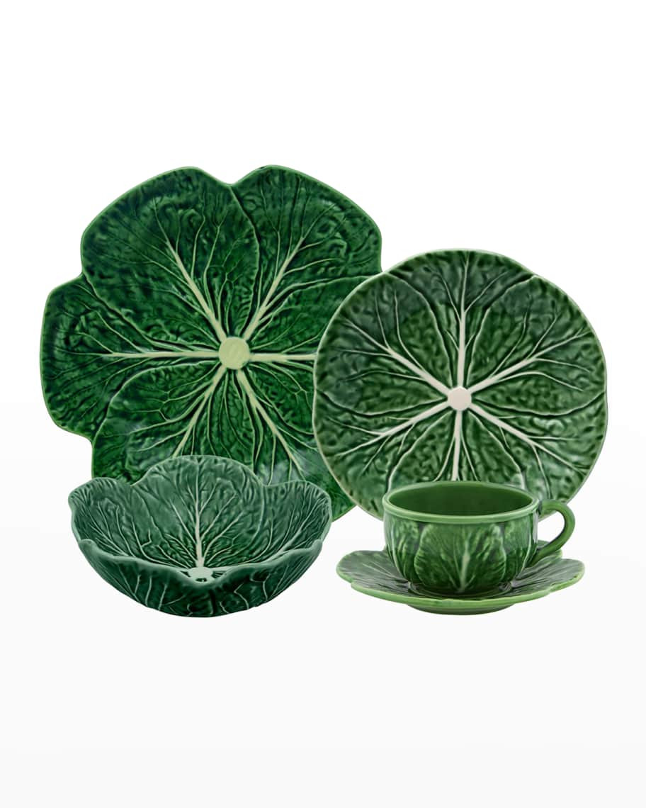 Cabbage 20-Piece Dinnerware Set, Green | Neiman Marcus